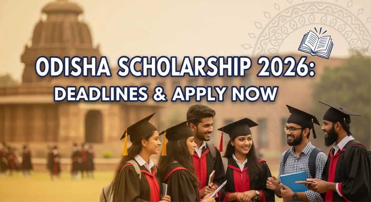 Odisha Scholarship 2026 Deadlines & Apply