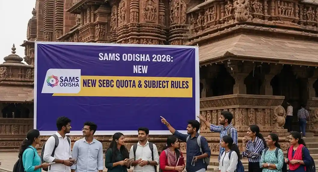 SAMS Odisha 2026 New SEBC Quota & Subject Rules